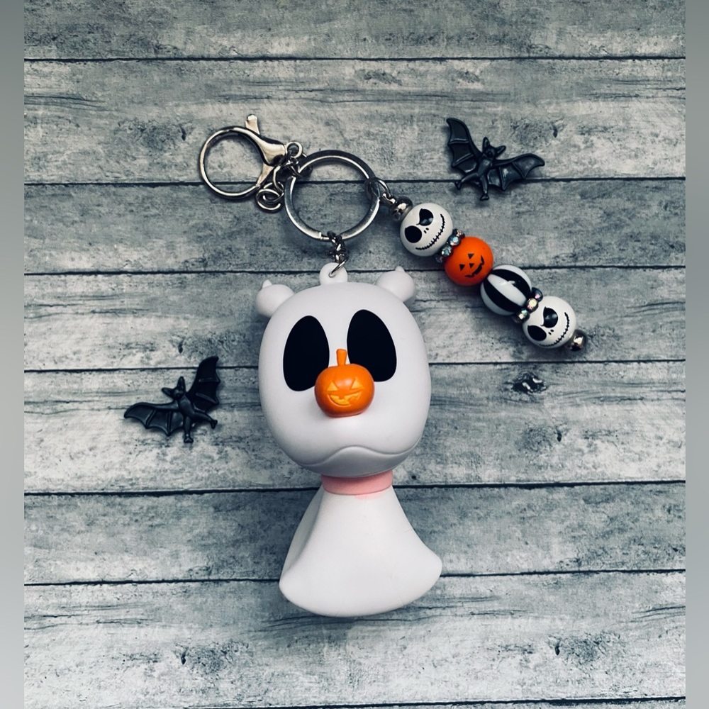 Nightmare Ghost Halloween Gothic Dog Keychain Bag Clip